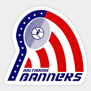 Defunct Balitmore Banners World Team Tennis Sticker